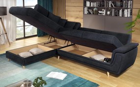 Разтегателен ъглов диван + клик-клак механизъм Принцес Премиум