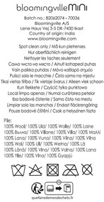 Бежов/в кехлибарен цвят вълнен детски килим ø110 cm Sun – Bloomingville Mini