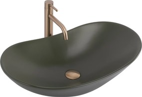 Умивалник за плот Rea Royal Olive Matt
