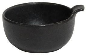 Horecano - Керамична купичка с дръжка черна dia 9xh6см(5392)