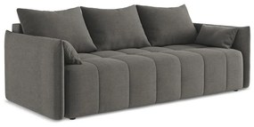 Тъмносив разтегателен диван с място за съхранение 225 cm Moku – Makamii