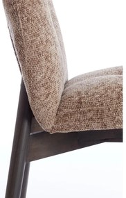 Кафяви тапицирани трапезни столове в комплект 2 бр. Sinosa – Light &amp; Living