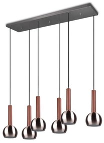 Черно висящо осветително тяло Ciliana – CINQUE