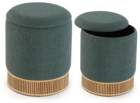 Разглобяем Пух Versa Зелен Бамбук Дървен MDF 36 x 44 x 36 cm (2 Части)