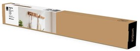 Кафява стенна закачалка от масивна топола Flip – Umbra