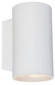 Интелигентна стенна лампа кръгла бяла вкл. 2 WiFi GU10 - Sandy