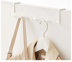 Бяла метална закачалка за врата 30 cm Tower - YAMAZAKI