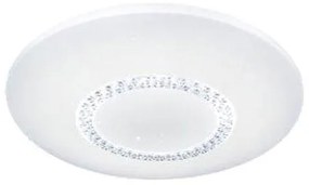 Плафон LED Ziel Lighting Shirny Heart 36W+дистанционно управление, ф 38.5 x 6.5 см