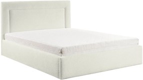 Облегнато легло Dream-Бяло-180 x 200