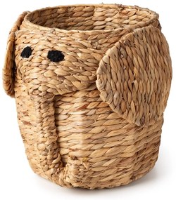 Детска кошница за играчки от воден зюмбюл естествена ø 30x35 cm Elephant – Compactor