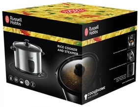 Уред за варене на ориз Russell Hobbs Cook@Home 19750-56, 700W, 1.8 l, Поддържане на топлината, Инокс