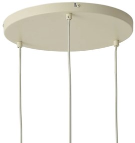 Модерен висящa лампa бежовa със злато 3 светлини - Kora