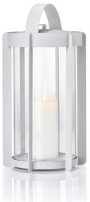 Светлосив LED фенер с USB (височина 35 cm) Firefly – Zone