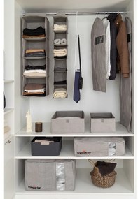 Сива компресионна кутия за съхранение , 210 л Oxford - Compactor