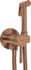 Смесител за биде Rea Lungo Loop Diamond Brush Copper