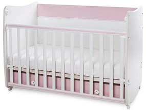 LORELLI Classic Легло-люлка 60/120 см. DREAM БЯЛО/ ORCHID PINK