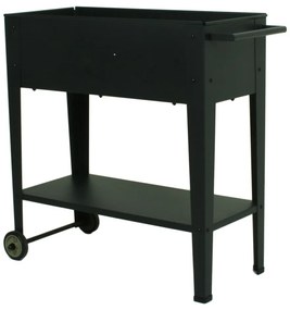 Мобилна метална саксия за цветя - Garden Pleasure