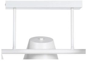 Бяло осветително тяло за таван 38x62,5 cm Simplico – Ixia