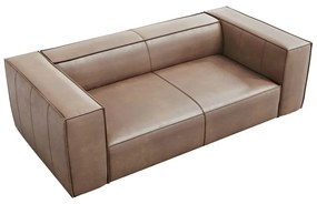 Светлокафяв кожен диван 212 cm Madame - Windsor &amp; Co Sofas