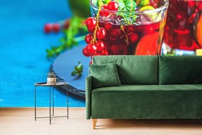 Самозалепващ фототапет – Червен коктейл