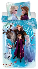 Единично памучно детско спално бельо 140x200 cm Frozen – Jerry Fabrics