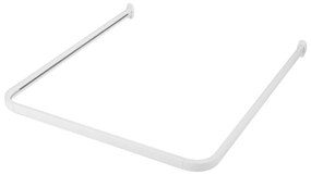 Бял прът за душ завеса Era – Wenko