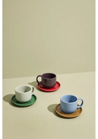 Светлосиньо-кафява керамична чаша Amare - Hübsch