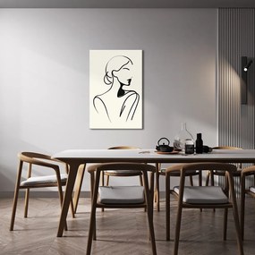 Картина на платно – Жена в минималистични линии