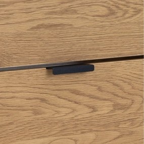 Накланяща се стойка за обувки от дъбов декор в естествен цвят Seaford – Actona