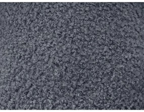 Тъмносив диван от прежда с примки от букле 232 cm Hippolyte – Bobochic Paris