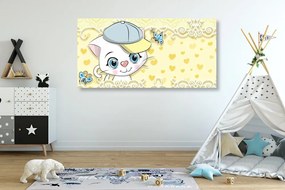 Картина на платно – Любопитно коте