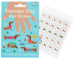 Творчески комплект от Sunny Sausage Dog – Nail stickers – Rex London