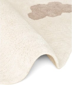 Кремав памучен детски килим подходящ за пране/ръчно изработен 140x200 cm Snuggle Willy – Hanse Home