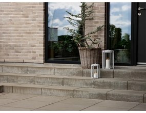 Светлосив LED фенер с USB (височина 35 cm) Firefly – Zone