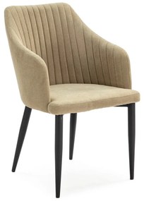 Светлозелени тапицирани трапезни столове в комплект 2 бр. Nadi – Marckeric