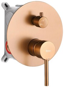 Смесител за вана Rea Lungo Brush Copper + Box