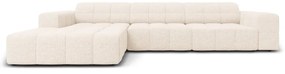 Кремав ъглов диван (ляв ъгъл) Chicago - Cosmopolitan Design