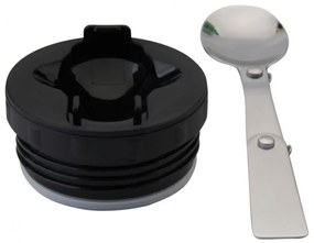 Термос за храна Kinghoff KH 1458, 0.75 l, Двойни стени, Вакуум, Поддържане на температурата до 12 ч, Инокс