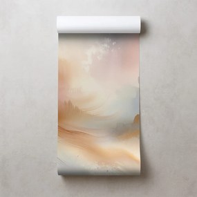 Фототапет – Пастелни абстрактни акварелни щрихи