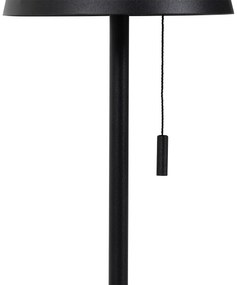 Външна настолна лампа черна с LED 3-степенна димируема акумулаторна и слънчева - Ferre