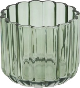 Контейнер за памук 5five Florea, Стъкло - Кехлибар