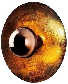 Стенна лампа в меден цвят ø 28 cm Kurt – Opviq lights