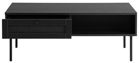 Черна масичка за кафе 60x110 cm Pensacola – Unique Furniture