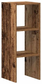 858817 vidaXL Библиотека стифиращи старо дърво 30x30x80 см инженерно дърво