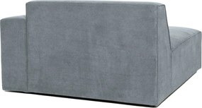 Сив модулен диван от рипсено кадифе (десен ъгъл) Sting – Scandic