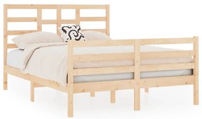 3105840 vidaXL Рамка за легло, масивно дърво, 140х190 см