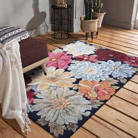 Очарователен килим с флорален десен Ширина: 160 см | Дължина: 220 см