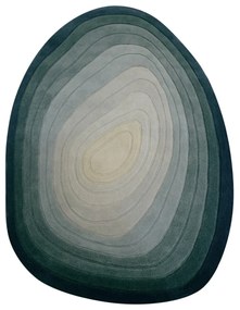 Син вълнен килим 160x230 cm Puddle Ombre Wool – Flair Rugs