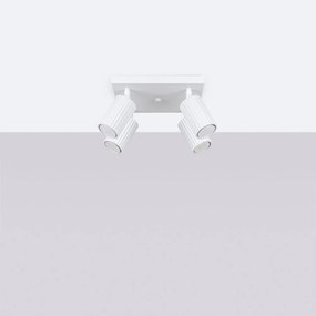 Бял прожектор 25x25 cm Gleam – Sollux