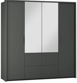 Гардероб 4-врати Wieden-Grafitis